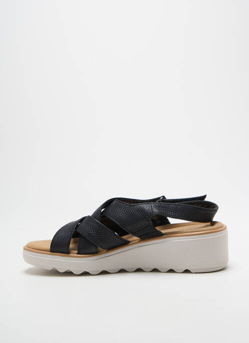 Sandales/nu pieds bout ouvert talon de 4 à 6cm noir CLARKS femme