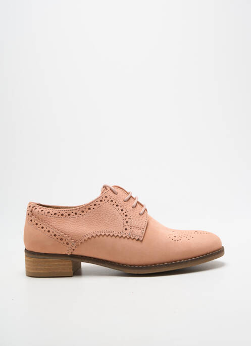 Derbies type de semelle amortissante talon plat jusqu'à 3cm rose CLARKS femme