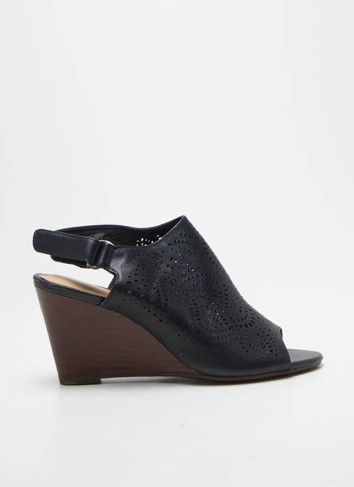 Sandales/nu pieds talon compensé talon de 7 à 9cm noir CLARKS femme