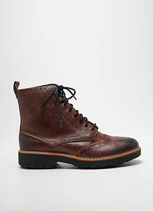 Bottines/boots talon bas talon plat jusqu'à 3cm marron CLARKS femme