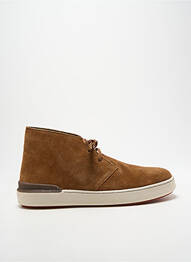 Bottines/boots fermeture lacets bout rond marron CLARKS homme