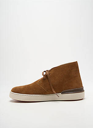 Bottines/boots fermeture lacets bout rond marron CLARKS homme