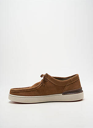 Baskets fermeture lacets bout carré marron CLARKS homme