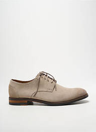 Derbies type de semelle amortissante talon bas gris CLARKS homme
