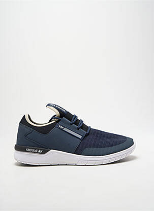 Baskets bout rond bout rond bleu SUPRA homme