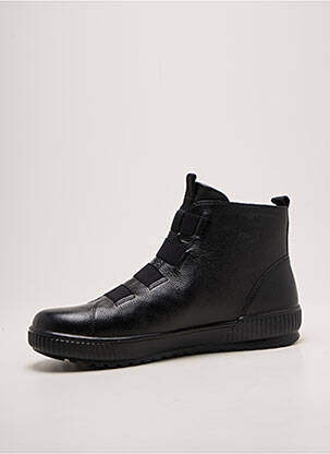 Bottines/boots matière lisse talon plat jusqu'à 3cm noir REMONTE femme