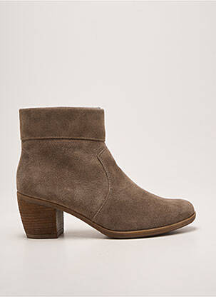 Bottines/boots talon bottier talon de 4 à 6cm beige INEA femme