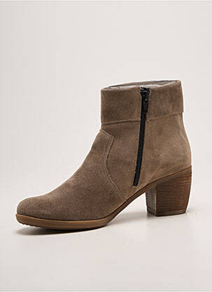 Bottines/boots talon bas talon plat jusqu'à 3cm noir INEA femme