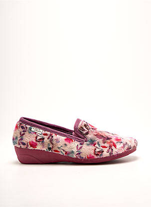 Chaussons/pantoufles bout rond talon de 4 à 6cm violet LA MAISON DE L'ESPADRILLE femme