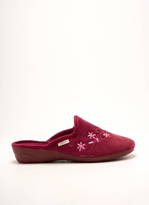 Chaussons/pantoufles tissage velours talon plat jusqu'à 3cm violet LA MAISON DE L'ESPADRILLE femme