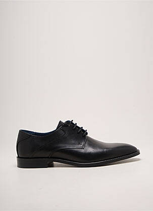 Derbies tissage satiné talon bas noir HIPNESS homme