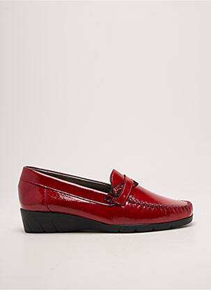 Mocassins voute plantaire talon plat jusqu'à 3cm rouge PEDI GIRL femme