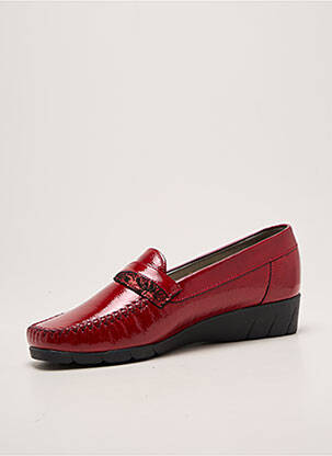 Mocassins voute plantaire talon plat jusqu'à 3cm rouge PEDI GIRL femme