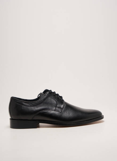 Derbies bout carré talon bas noir HIMALAYA homme