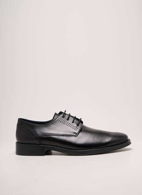 Derbies tissage satiné talon bas noir HIMALAYA homme