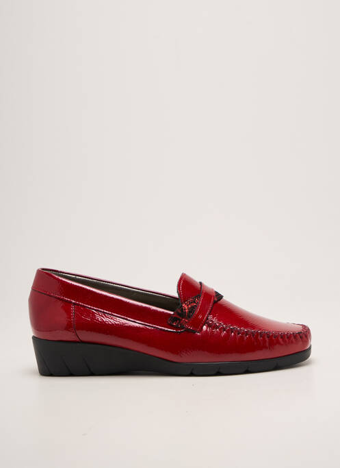 Mocassins voute plantaire talon plat jusqu'à 3cm rouge PEDI GIRL femme