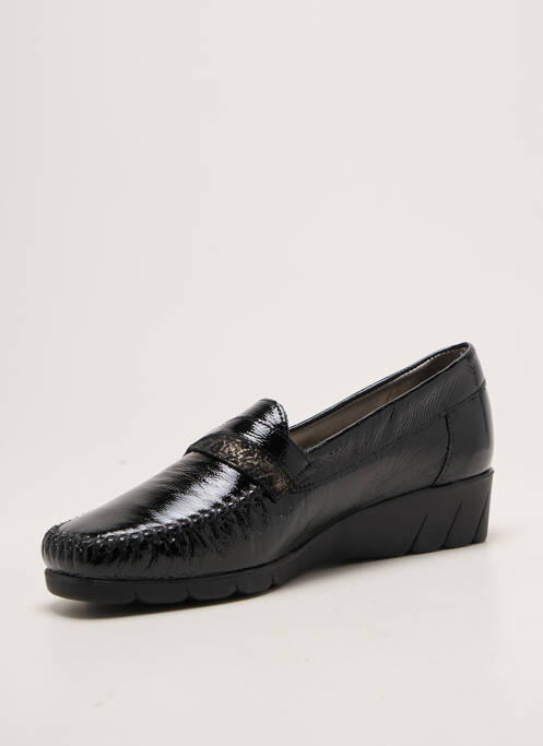 Mocassins voute plantaire talon plat jusqu'à 3cm noir PEDI GIRL femme