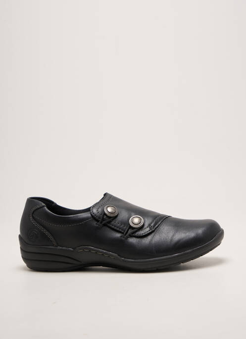 Chaussures de confort bout rond talon plat jusqu'à 3cm noir REMONTE femme