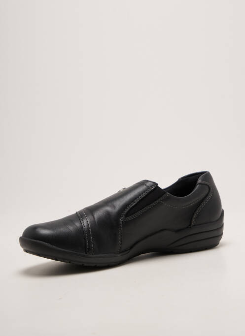 Chaussures de confort bout rond talon plat jusqu'à 3cm noir REMONTE femme