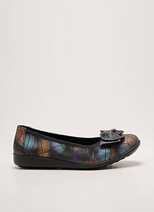 Ballerines bout rond talon plat jusqu'à 3cm noir INFINI femme
