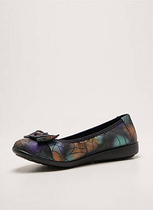 Ballerines bout rond talon plat jusqu'à 3cm noir INFINI femme