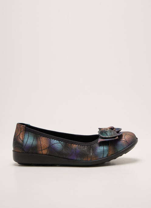 Ballerines bout rond talon plat jusqu'à 3cm noir INFINI femme