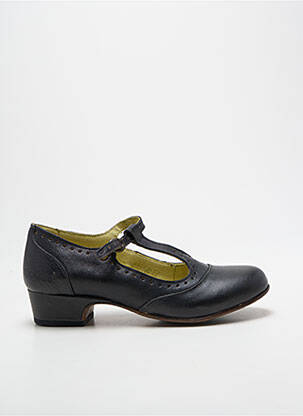 Derbies bout rond talon plat jusqu'à 3cm noir KICKERS femme