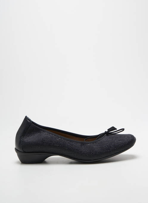 Ballerines bout carré talon plat jusqu'à 3cm noir DORKING femme