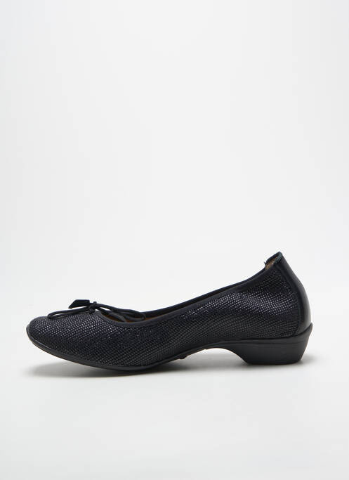 Ballerines bout carré talon plat jusqu'à 3cm noir DORKING femme
