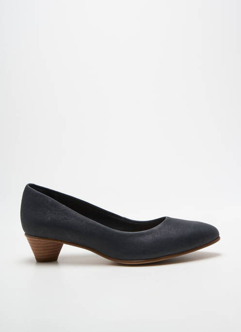 Escarpins matière lisse talon de 4 à 6cm noir CLARKS femme