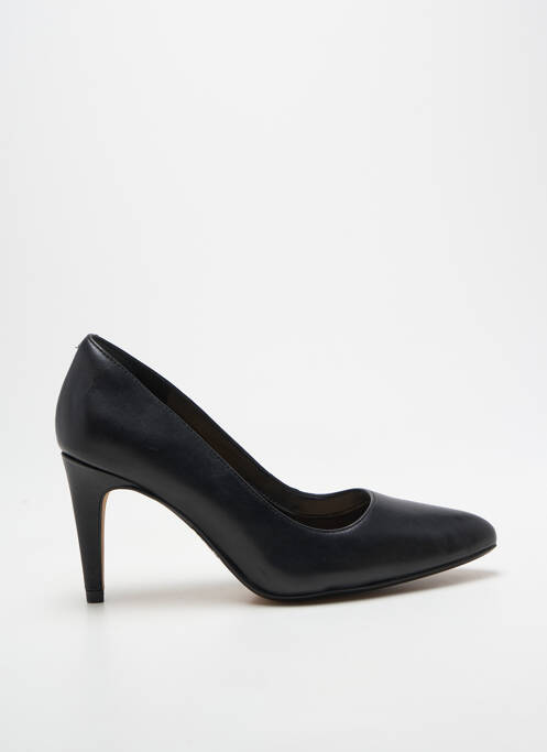 Escarpins type de semelle amortissante talon de 7 à 9cm noir CLARKS femme