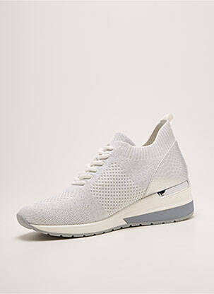 Baskets talon compensé talon de 4 à 6cm argent REQINS femme