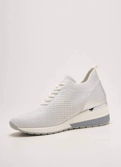 Baskets talon compensé talon de 4 à 6cm argent REQINS femme