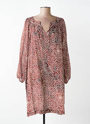 Chemise de nuit manches longues marron LE CHAT femme