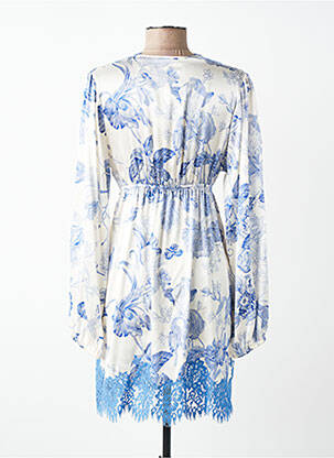 Nuisette/combinette effet matière satinée bleu MARJOLAINE femme