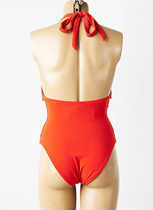 Maillot de bain 1 pièce stretch rouge PAIN DE SUCRE femme