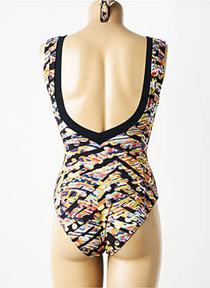 Maillot de bain 1 pièce imprimé fantaisie noir PAIN DE SUCRE femme