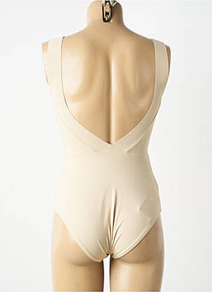 Maillot de bain 1 pièce beige PAIN DE SUCRE femme