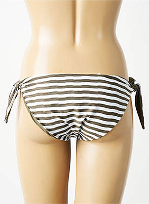 Bas de maillot de bain stretch bikini vert TESSY femme