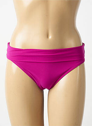 Bas de maillot de bain micro fibres culotte violet PAIN DE SUCRE femme