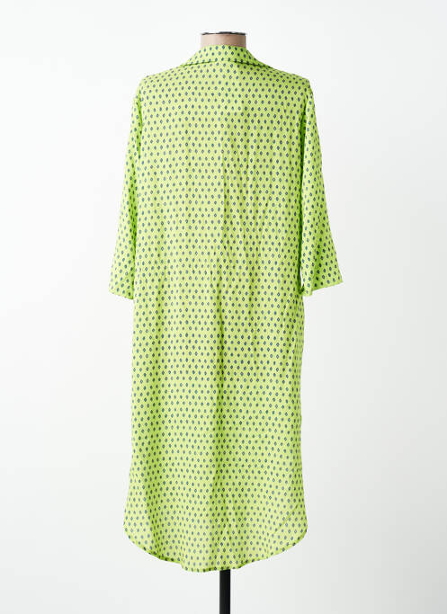 Robe de plage manches 3/4 vert TESSY femme