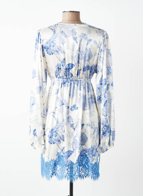 Nuisette/combinette effet matière satinée bleu MARJOLAINE femme