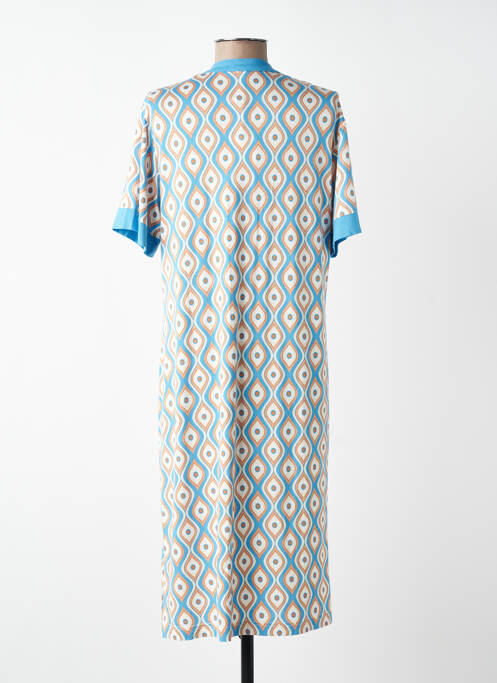 Chemise de nuit stretch bleu LOHE femme