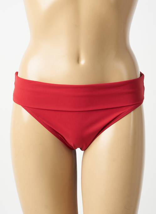 Bas de maillot de bain stretch culotte rouge PAIN DE SUCRE femme