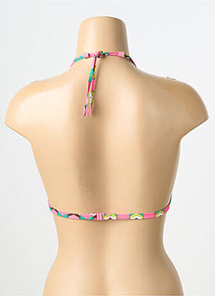 Haut de maillot de bain stretch haut soutien-gorge avec mousse de rembourrage amovible rose JESSY BEACHWEAR femme