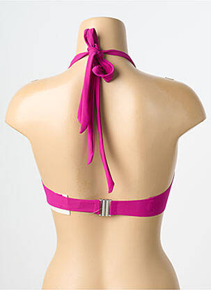 Haut de maillot de bain stretch haut soutien-gorge balconnet violet PAIN DE SUCRE femme