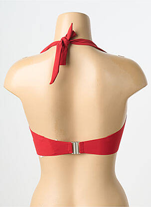 Haut de maillot de bain stretch haut bandeau rouge PAIN DE SUCRE femme