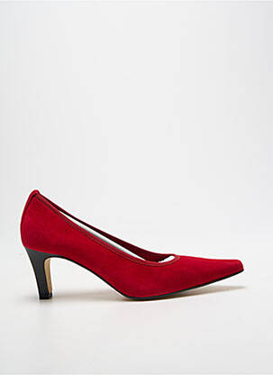 Escarpins bout pointu talon de 7 à 9cm rouge ANDREA DAPHANE femme