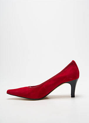 Escarpins bout pointu talon de 7 à 9cm rouge ANDREA DAPHANE femme
