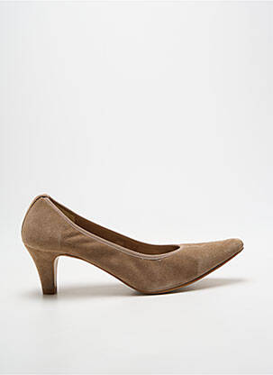 Escarpins bout pointu talon de 7 à 9cm beige ANDREA DAPHANE femme